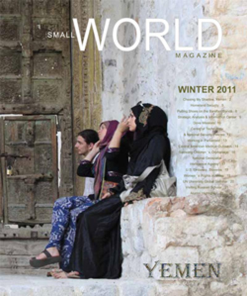 Cover image for the Winter 2011 issue of Small World Magazine.