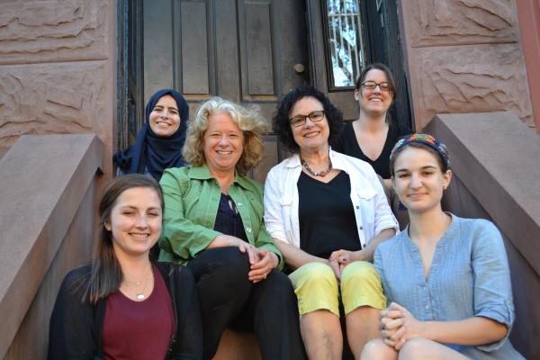An image of program leaders Dr. Amy Shuman and Dr. Wendy Hesford with student participants.