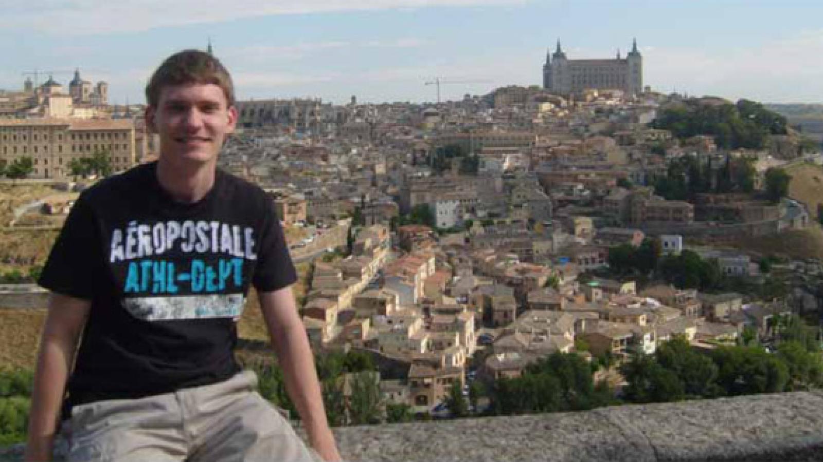 Blaise Katter conducted research in Spain for his undergraduate research project.