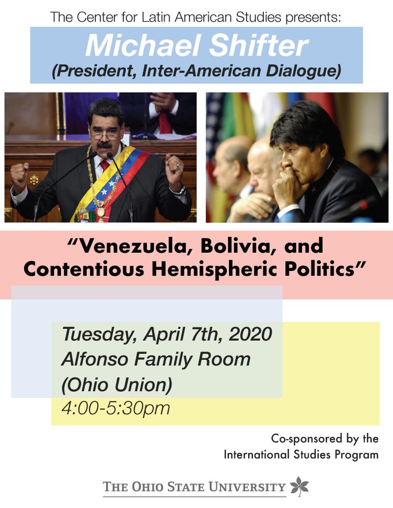 Venesuela, Bolivia and Contentious Hemispheric Politics flyer