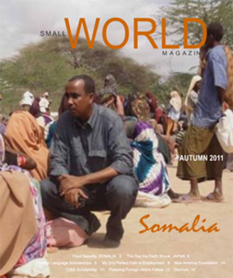 Cover image for the Autumn 2011 issue of Small World Magazine.