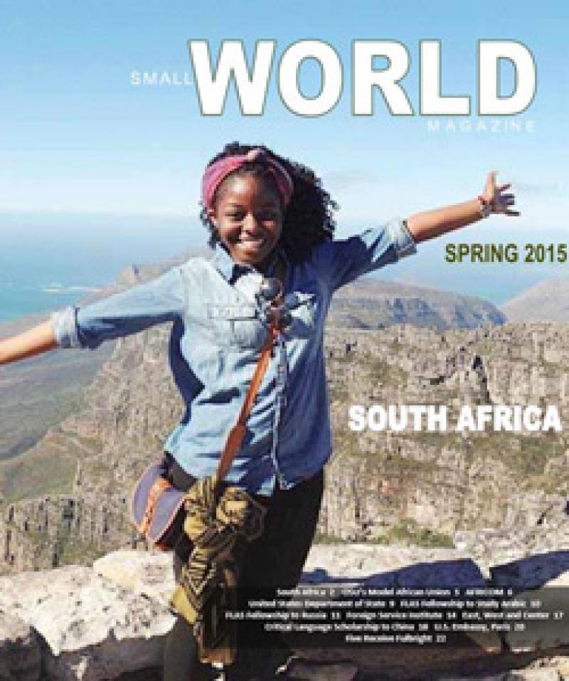 Small World Magazine, Spring 2015 cover.