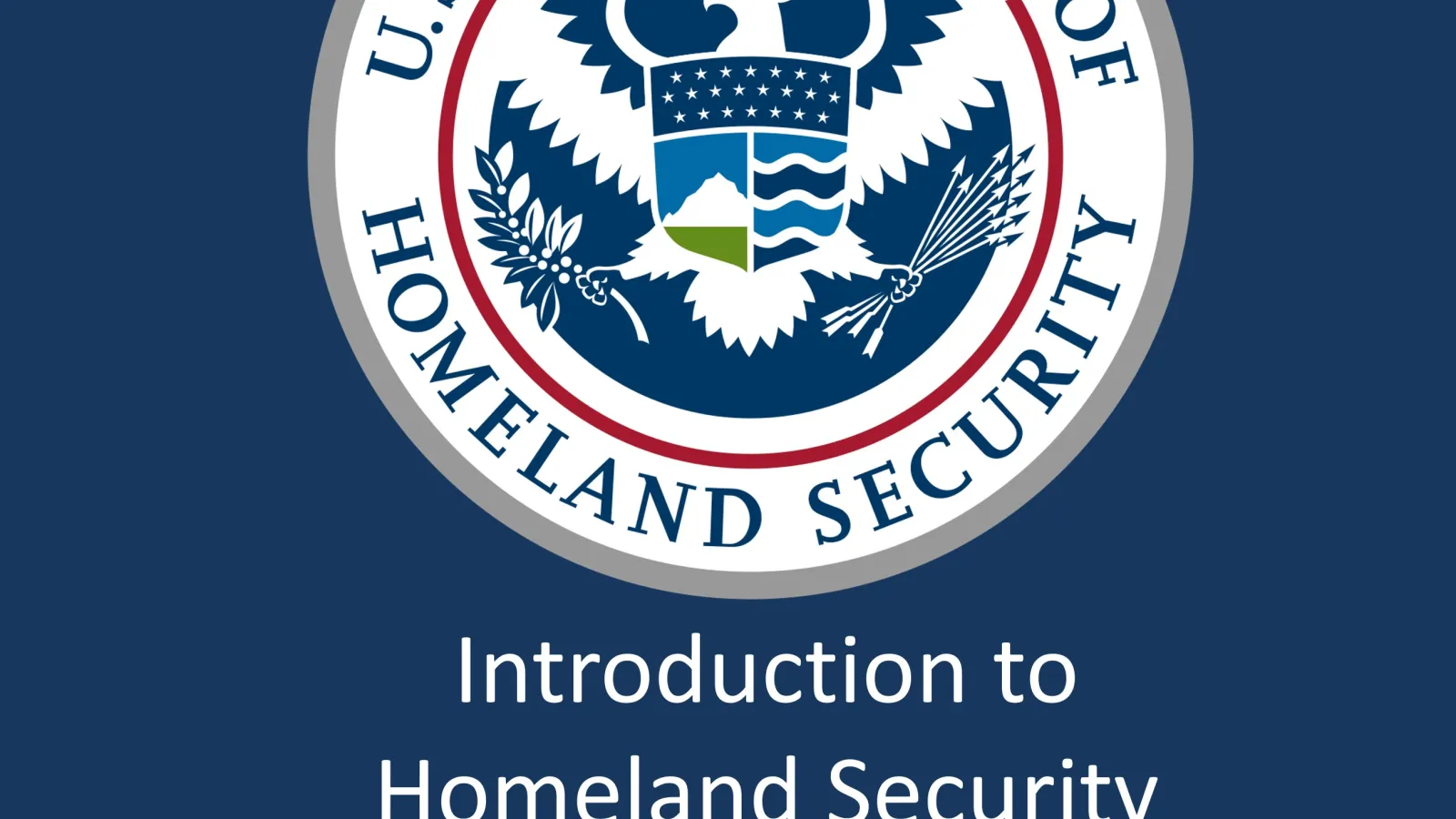 International Studies 3701 Introduction to Homeland Security Icon