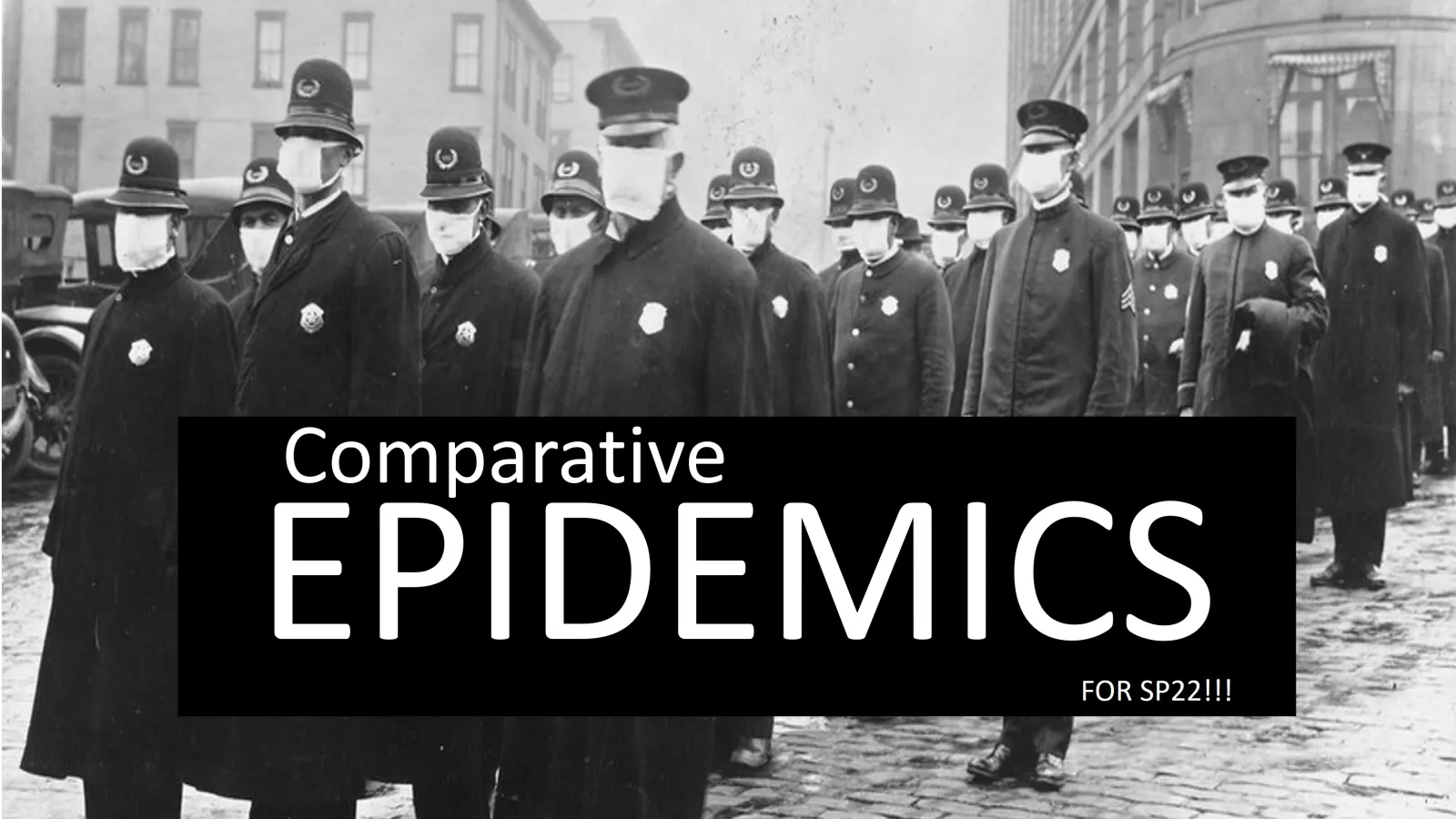 Comparative Epidemics Course flyer icon