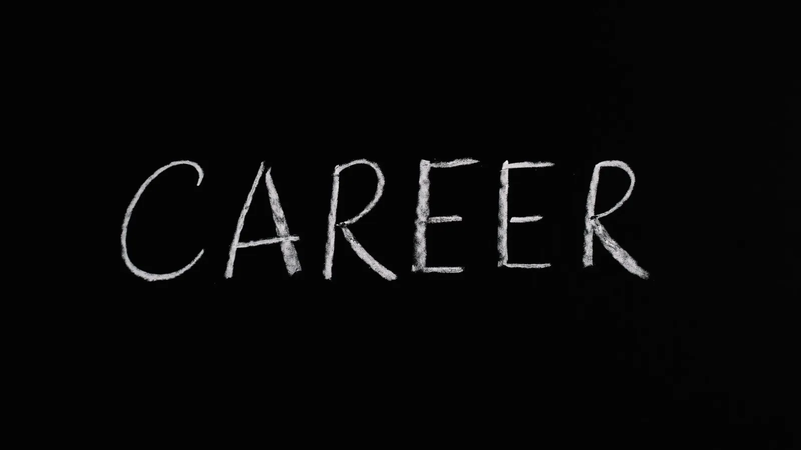 A blackboard with word Career written on it.