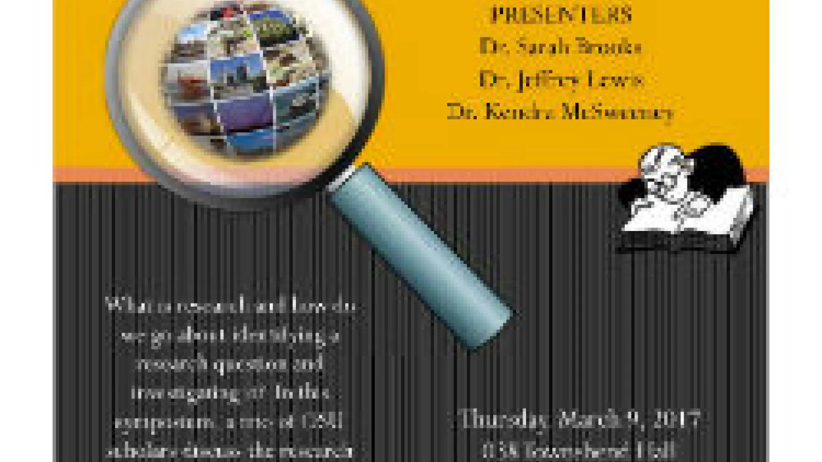 An image of the International Studies Research Symposium flyer. 