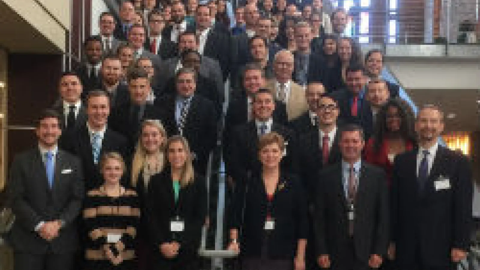 An image of The Ohio State National Security Simulation participants.