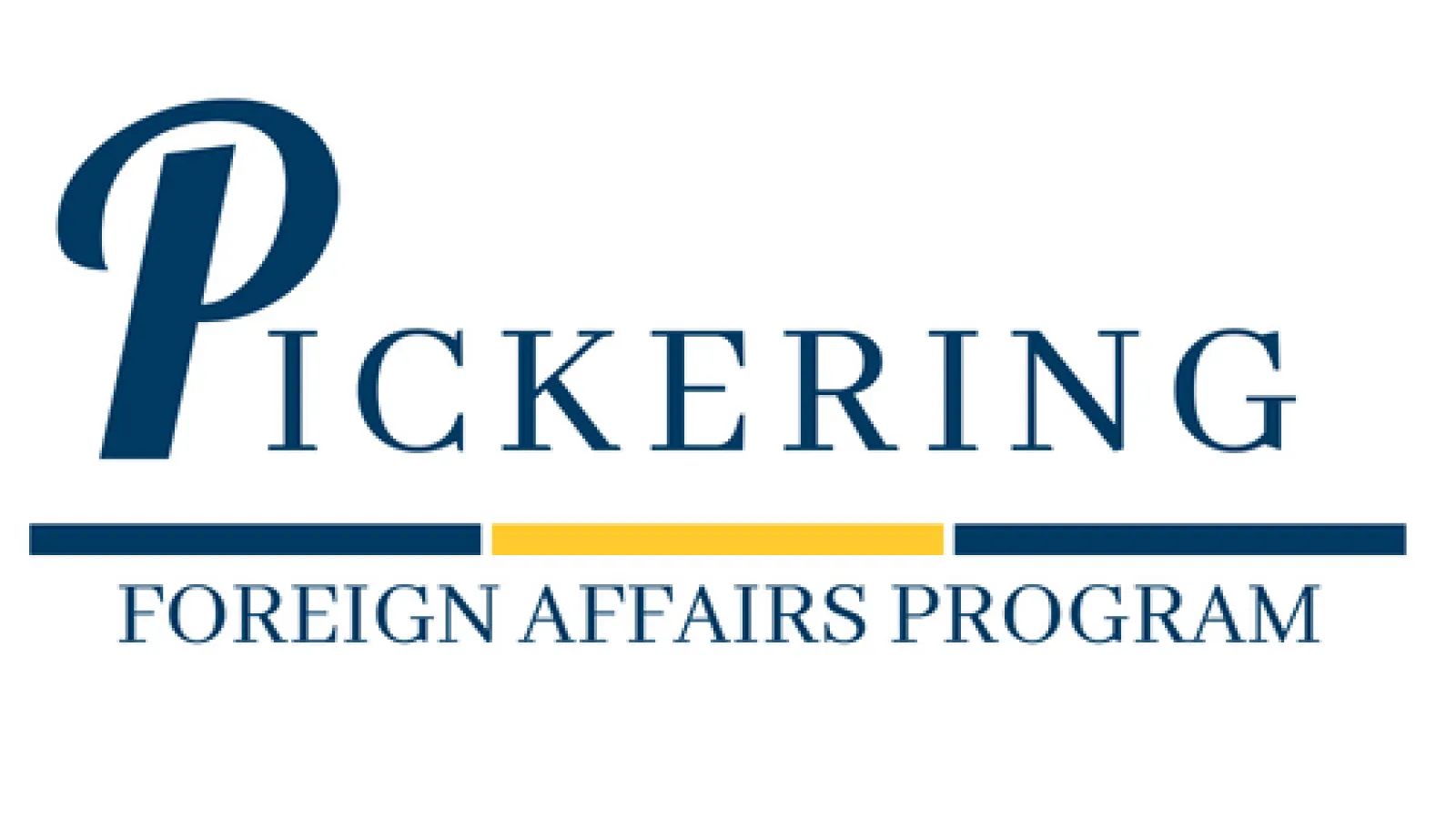 Pickering Foreign Affairs Program Logo