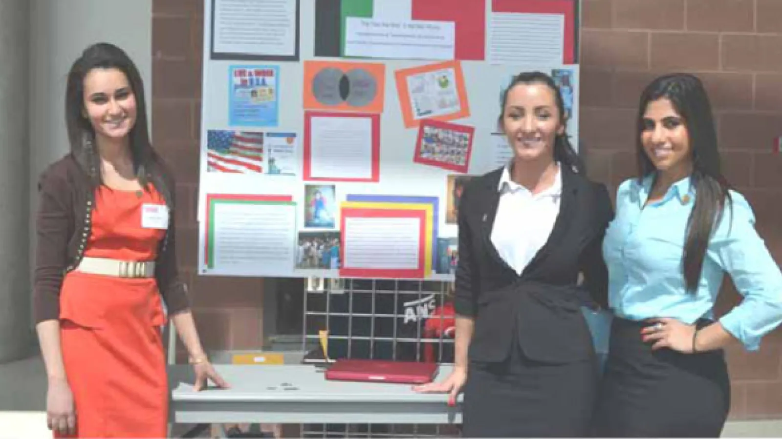 Inaam Aissa, Aida Tahiraj and Yasmin Kavarizadeh.