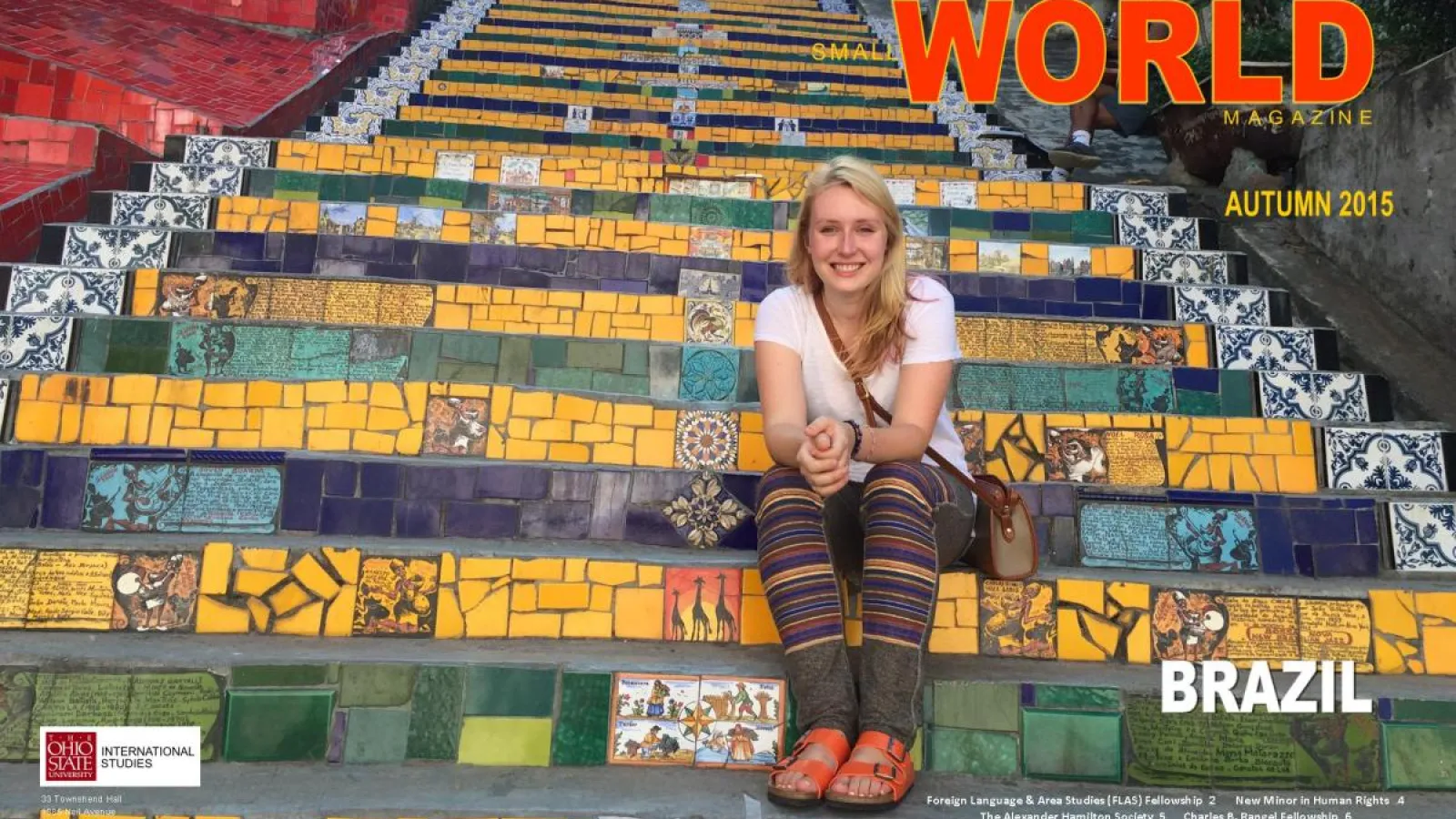 Autumn 2015 cover of Small World Magazine.