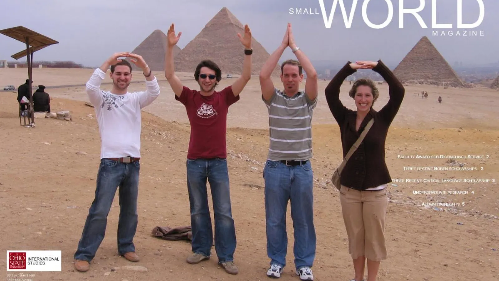 Spring 2009 cover of Small World Magazine.