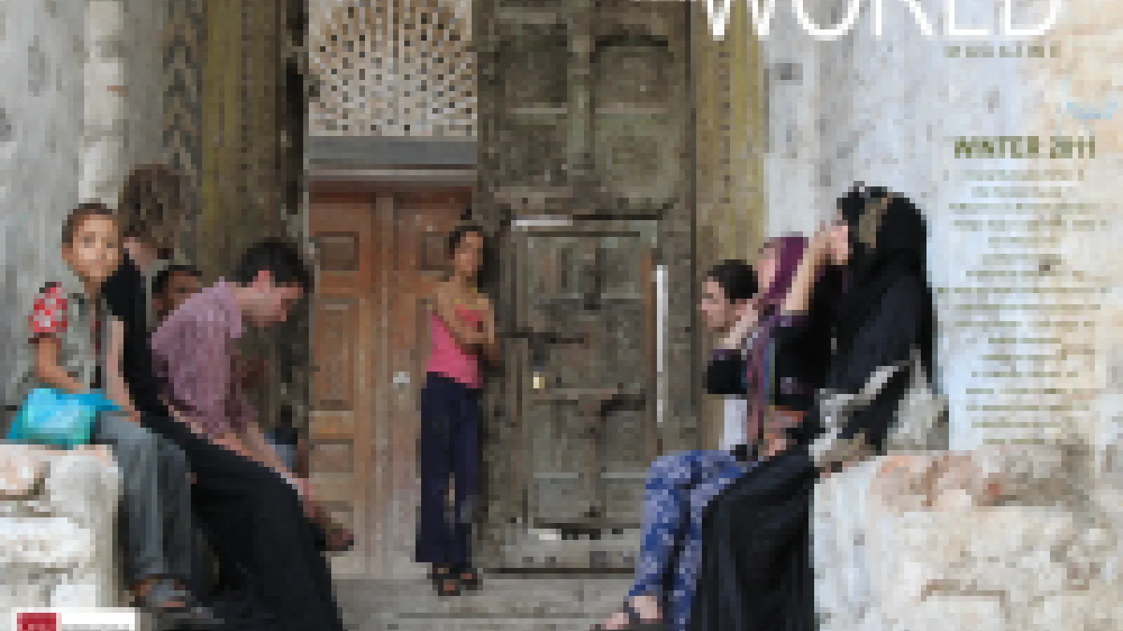 Winter 2011 cover of Small World Magazine.
