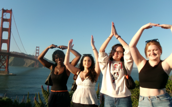 The Ohio State Model United Nations team in San Francisco
