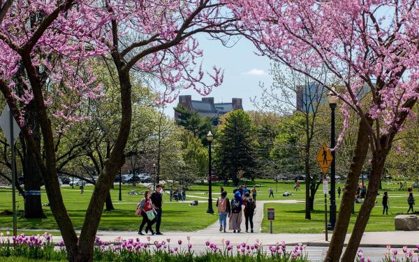 Ohio State Oval in Spring