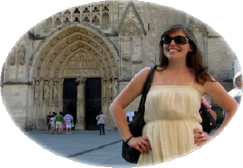Gretchen Bateman in France.