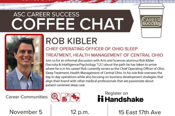 Coffee Chat with Rob Kibler flyer