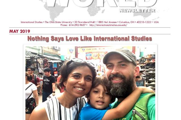 An image of the May 2019 issue of Small World Newsletter