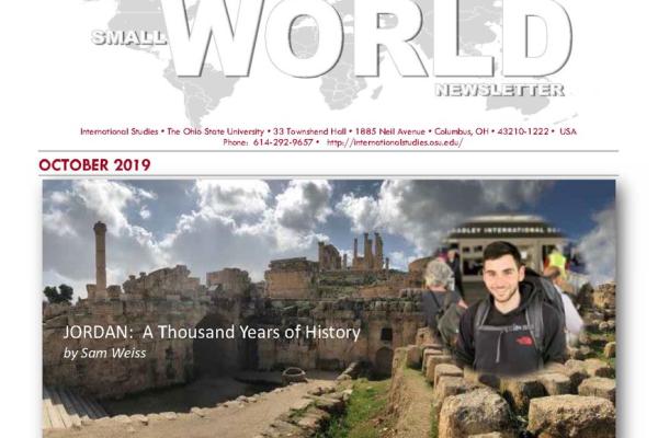 Small World Newsletter October 2019 Icon