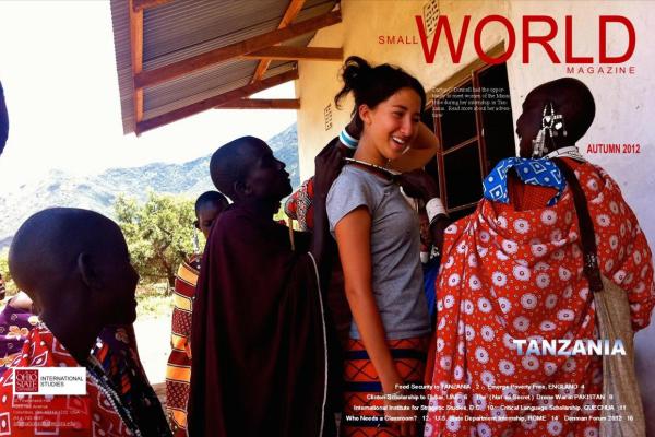 Autumn 2012 cover of Small World Magazine. Autumn 2012 cover of Small World Magazine.