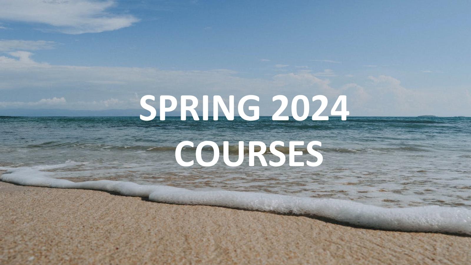Spring 2024 Course Flyers