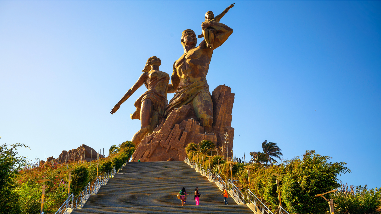 The African Resistance Monument in Dakar, Senegal